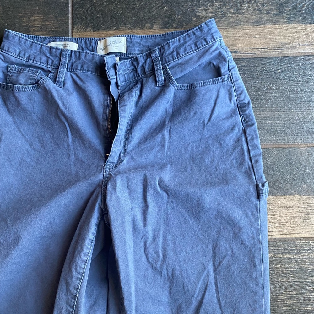High Rise Wide Leg Cargo Pants